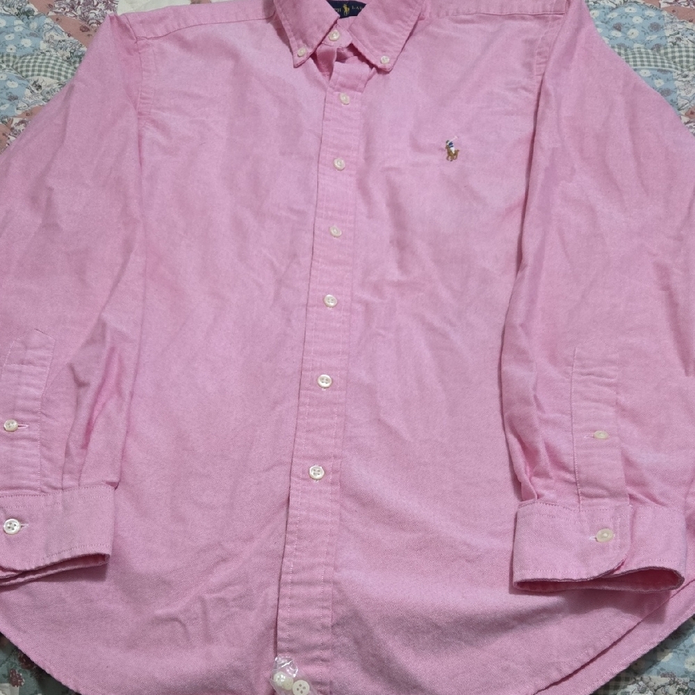 Ralph Lauren Men's Button-Down Shirt in Pink - Picture 2 of 7